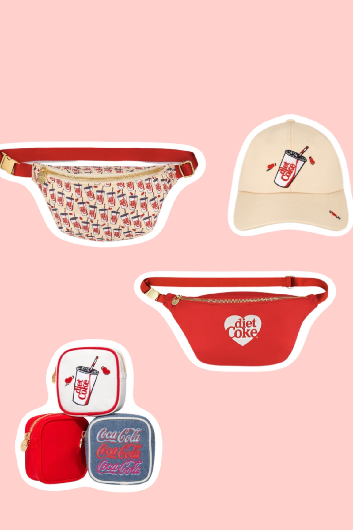 Hey girlies! 🌸 For all my Diet Coke lovers out there, guess what? Diet Coke x Stony Clover Lane have teamed up for a sparkling collab! 🥤✨ If you're looking to elevate your sip style, swipe up now! Whether you're chilling at the cafe or jetting off on a weekend getaway, show off your love for Diet Coke with a touch of Stony Clover glam. #DietCokeXStonyClover #SipInStyle #MustHave

#LTKGiftGuide