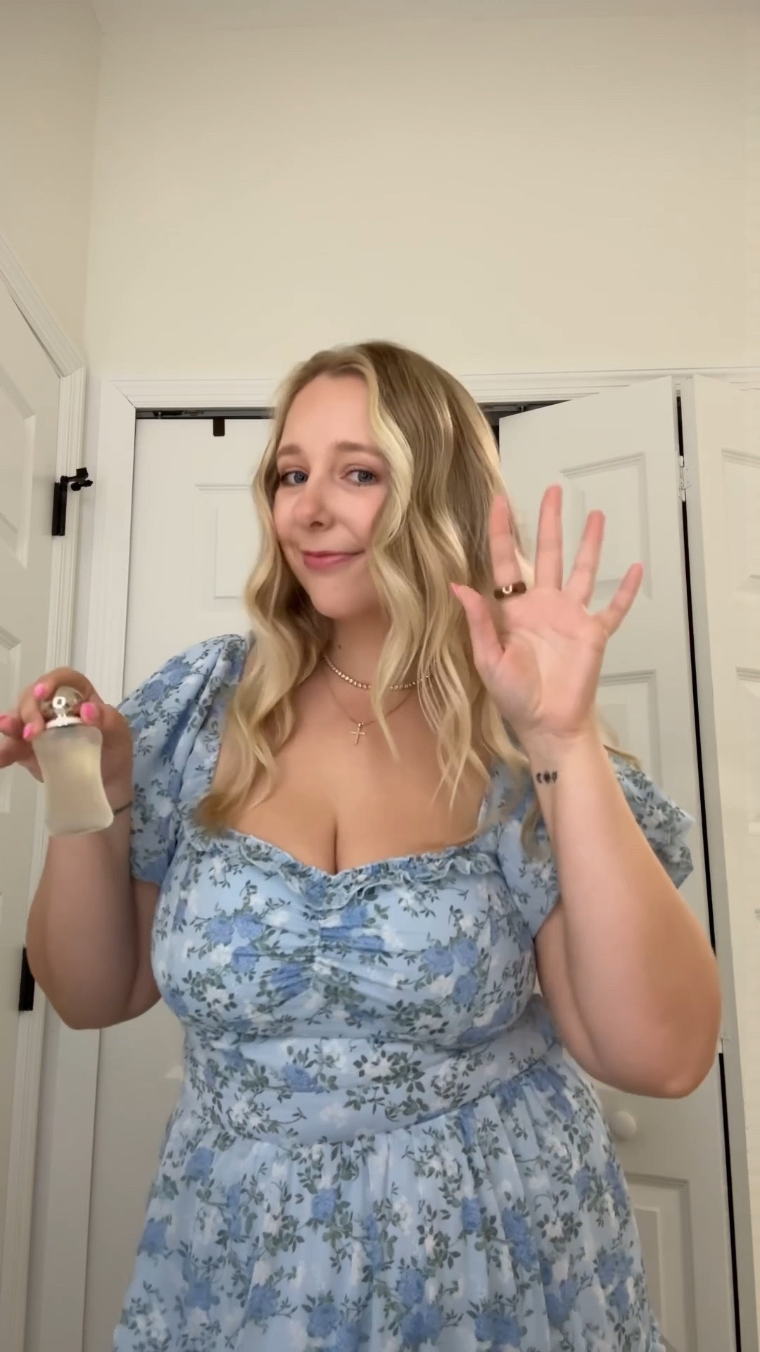GRWM for Easter 💐✨ full routine using my favorite curling iron, soft glam makeup, signature perfume, and the perfect spring dress 🤍 everything linked to recreate this look for church, brunch, or family photos

#LTKBeauty #LTKgrwm #LTKootd