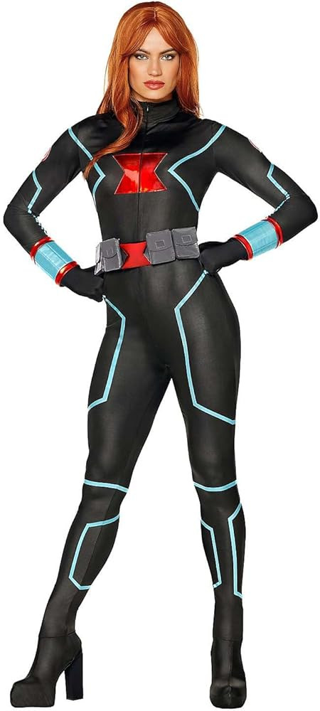 Spirit Halloween Avengers Adult Black Widow Costume, Officially Licensed | Amazon (US)