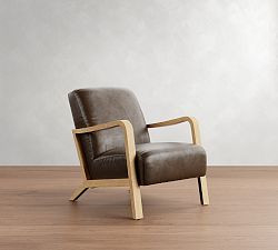 Atwood Leather Chair | Pottery Barn (US)