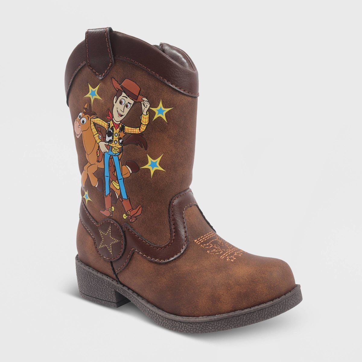 Toddler Toy Story Pull-On Boots - Brown | Target