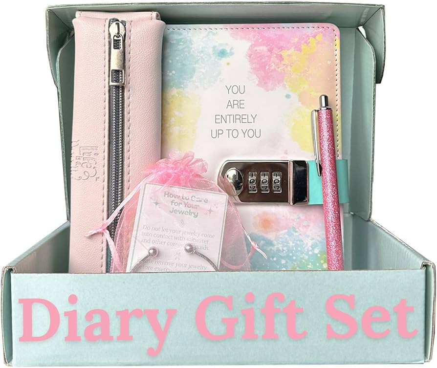 Life is a Doodle Diary with Lock For Girls- Girls Journal Gift Set Includes: Leather Notebook Jou... | Amazon (US)
