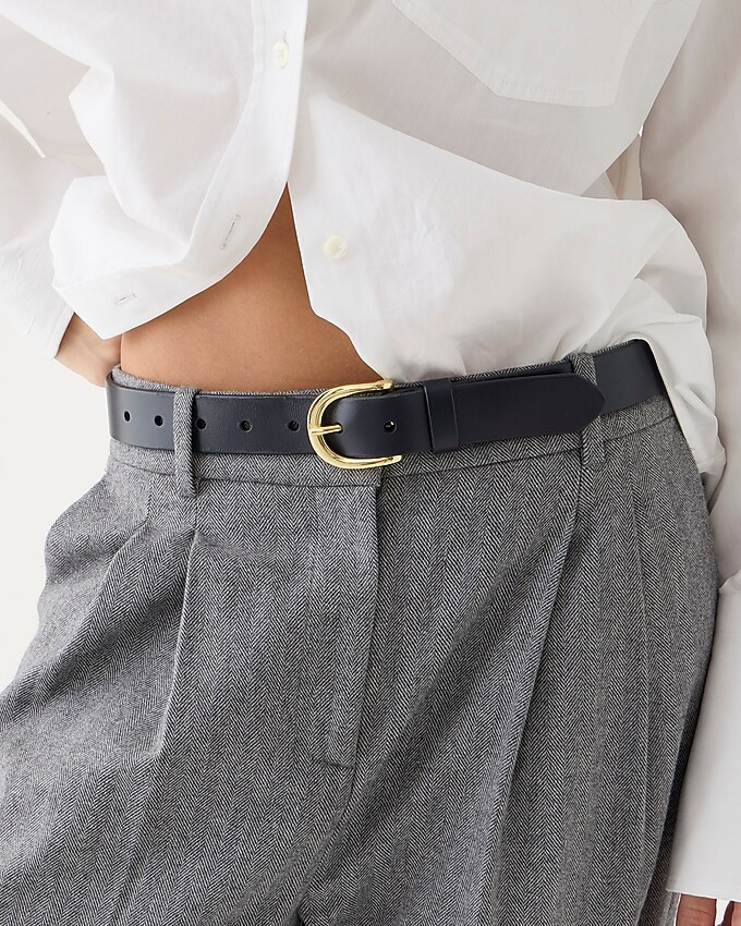 Classic belt in Italian leather | J. Crew US