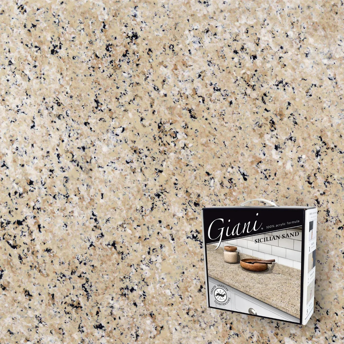 Giani Sicilian Sand High-gloss Countertop Refinishing kit ( 1-pint) | FG-G2 SAND | Lowe's