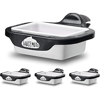Saucemoto Dip Clip | An in-car sauce holder for ketchup and dipping sauces. As seen on Shark Tank... | Amazon (US)