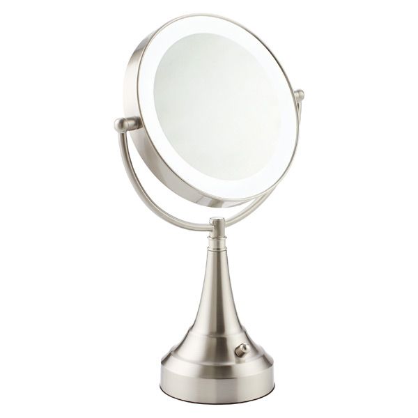 1X/10X Swivel LED Mirror | The Container Store