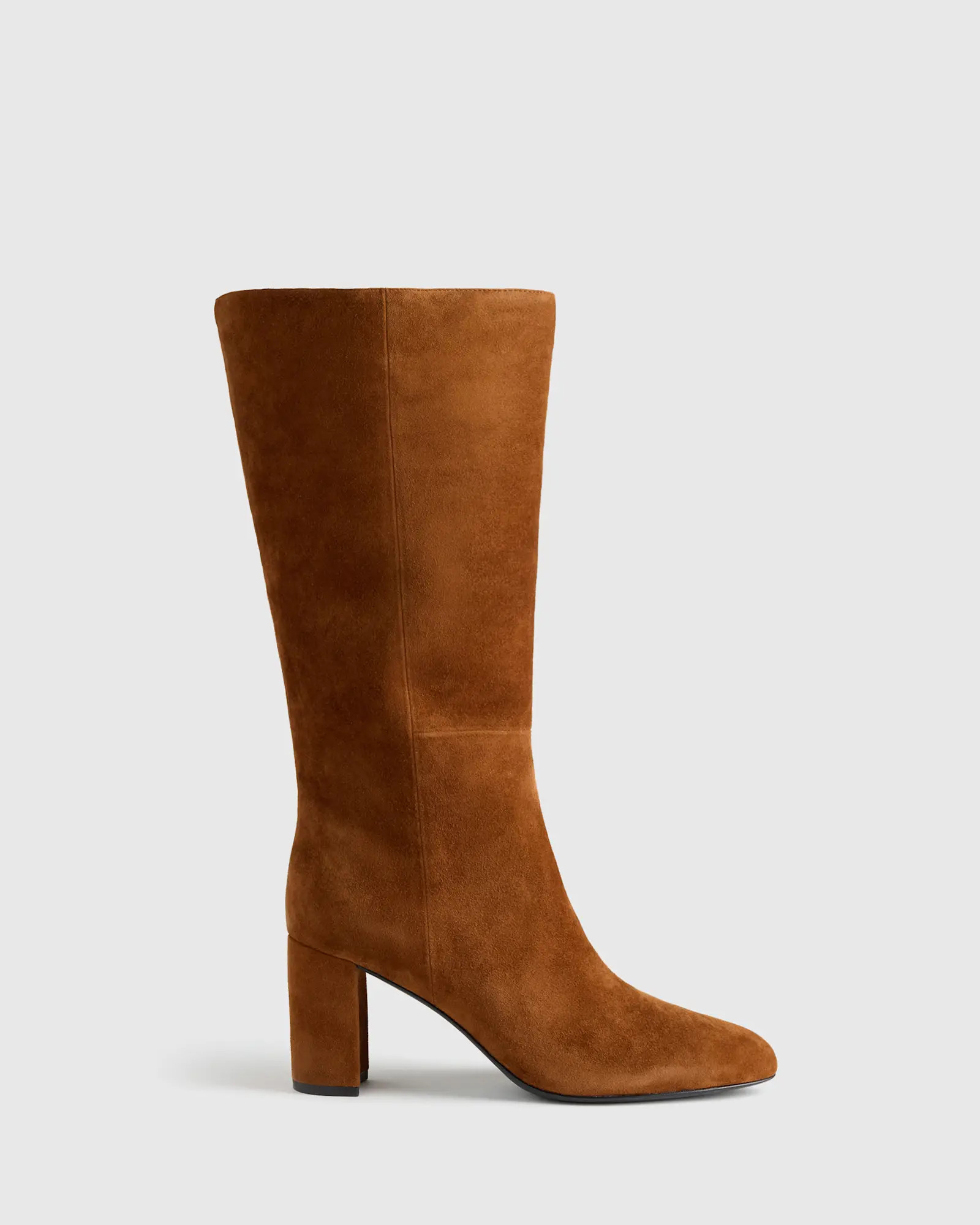 Italian Suede Block Heel Boots | Quince