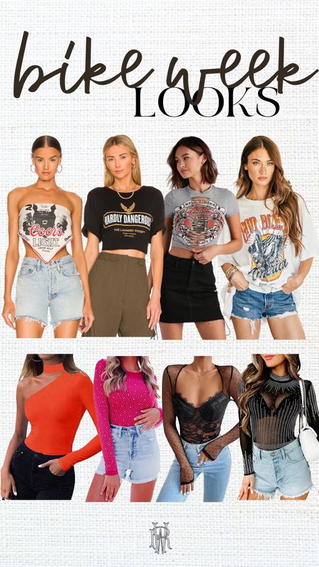 Bike Week outfits 
Motorcycle style 
Festival outfits 