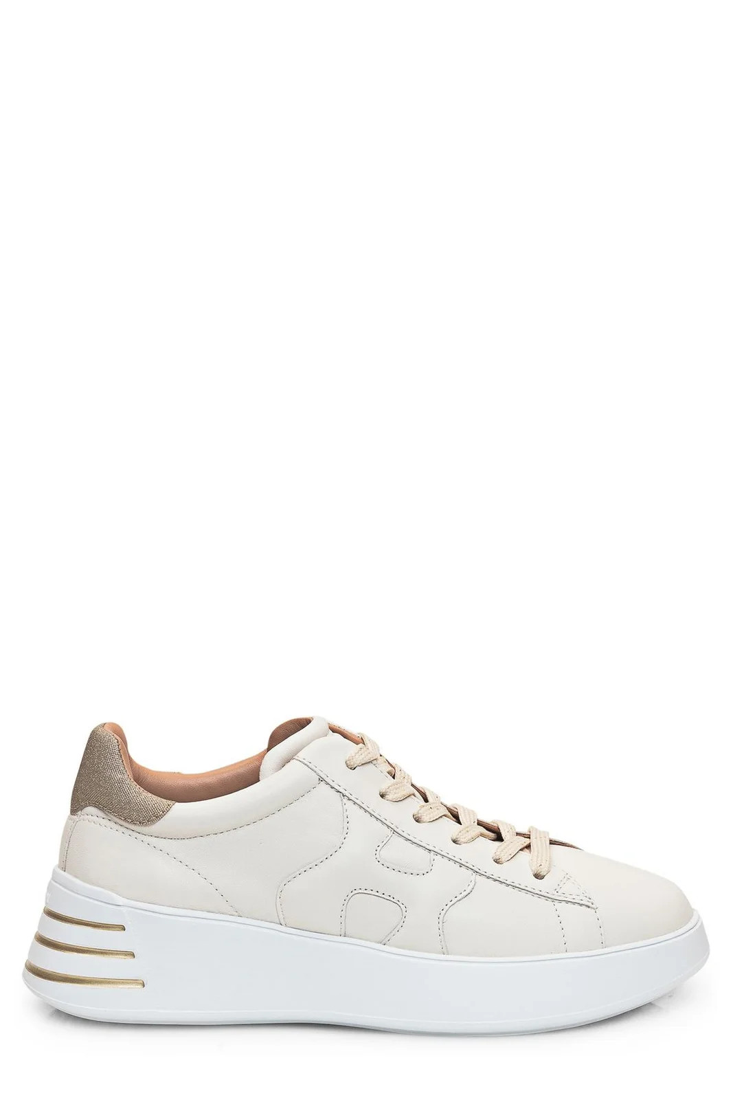 Hogan Rebel Round Toe Low-Top Sneakers | Cettire Global
