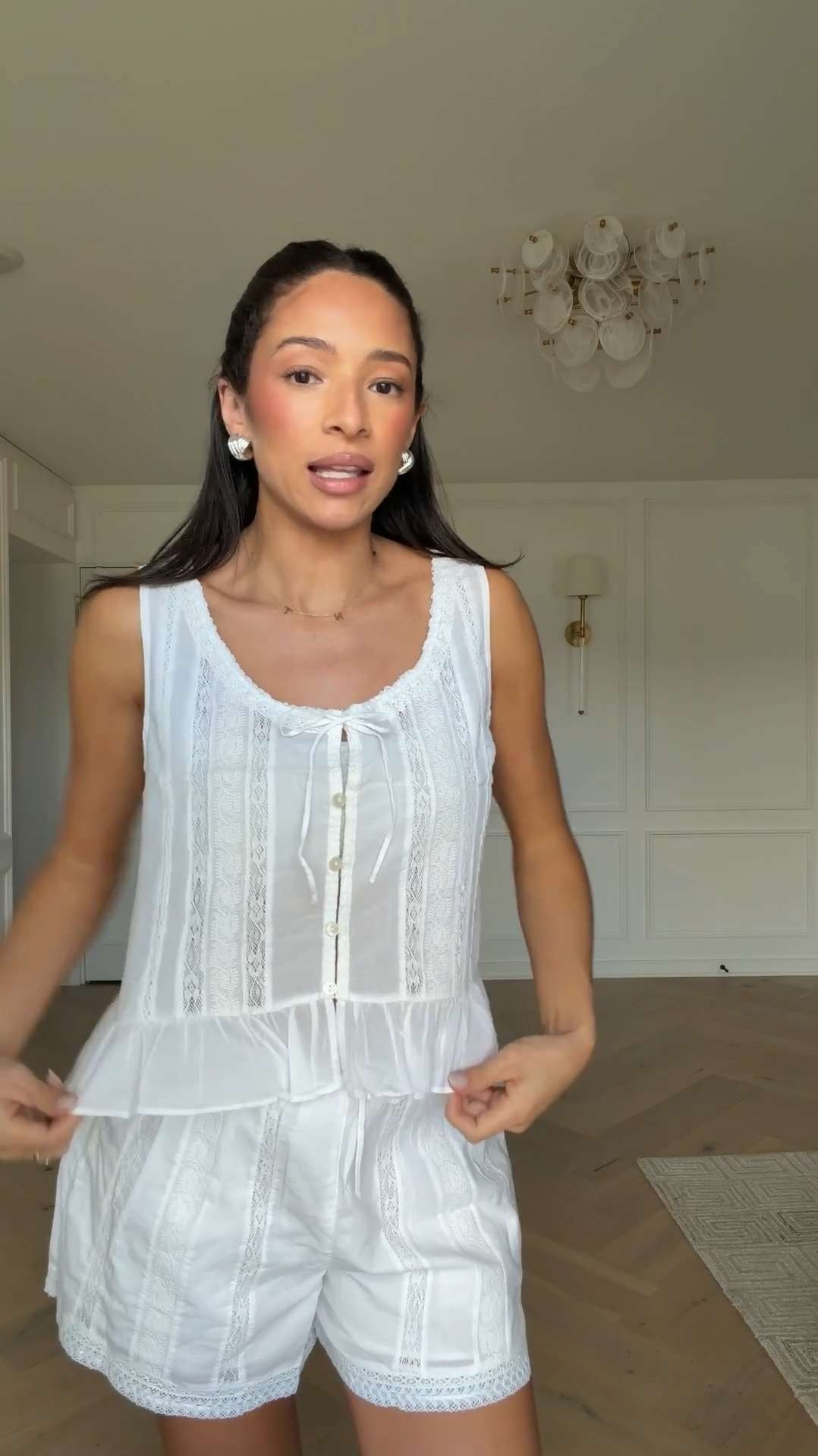 Spring outfit!! 25% OFF Abercrombie with code AFLTK. Wearing Small tank, Medium shorts (slightly big), shoes fit TTS

Spring outfit idea, spring break outfit, summer outfit, matching set, linen set, casual outfit, beach vacation outfit 

 

#LTKSpringSale #LTKootd #LTKSeasonal