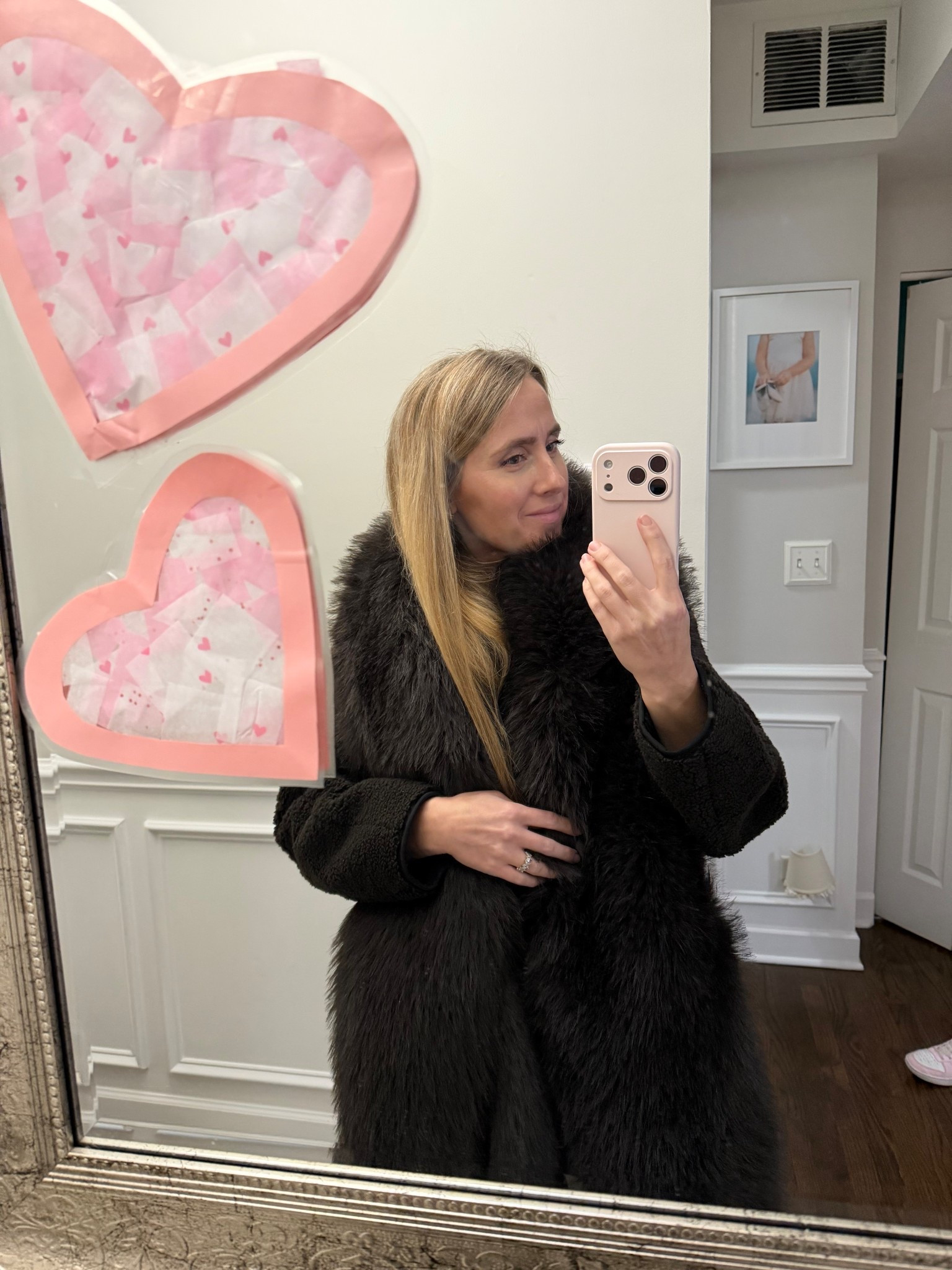 Absolutely freezing! 🥶 Dinner date with my mama. This scarf and jacket on repeat! 

Brown coat, brown scarf, faux fur, mom style, dinner date, toteme, cos 

#LTKOver40 #LTKmomlife #LTKSeasonal