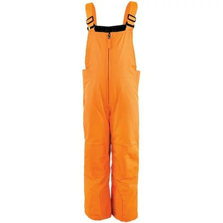 Hudson Baby Unisex Snow Bib Overalls, Orange, Large | Walmart (US)