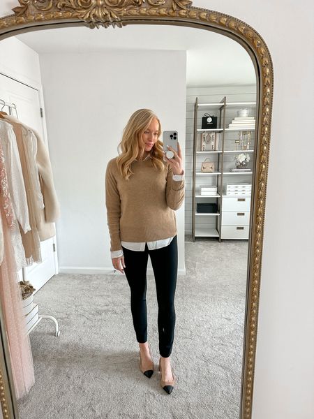 Chic workwear outfit for the winter. Loving these pants from Spanx. Use code AMANDAJOHNXSPANX to save 10% on your order!

#LTKsalealert #LTKworkwear #LTKstyletip
