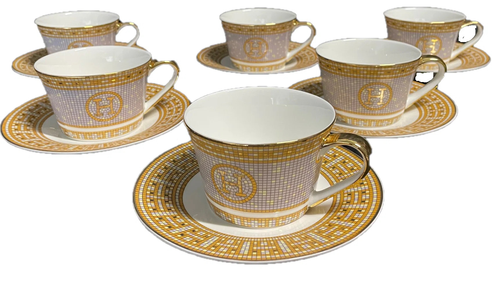 Bone China Teacup & Saucer Set (Set of 6) | Wayfair North America