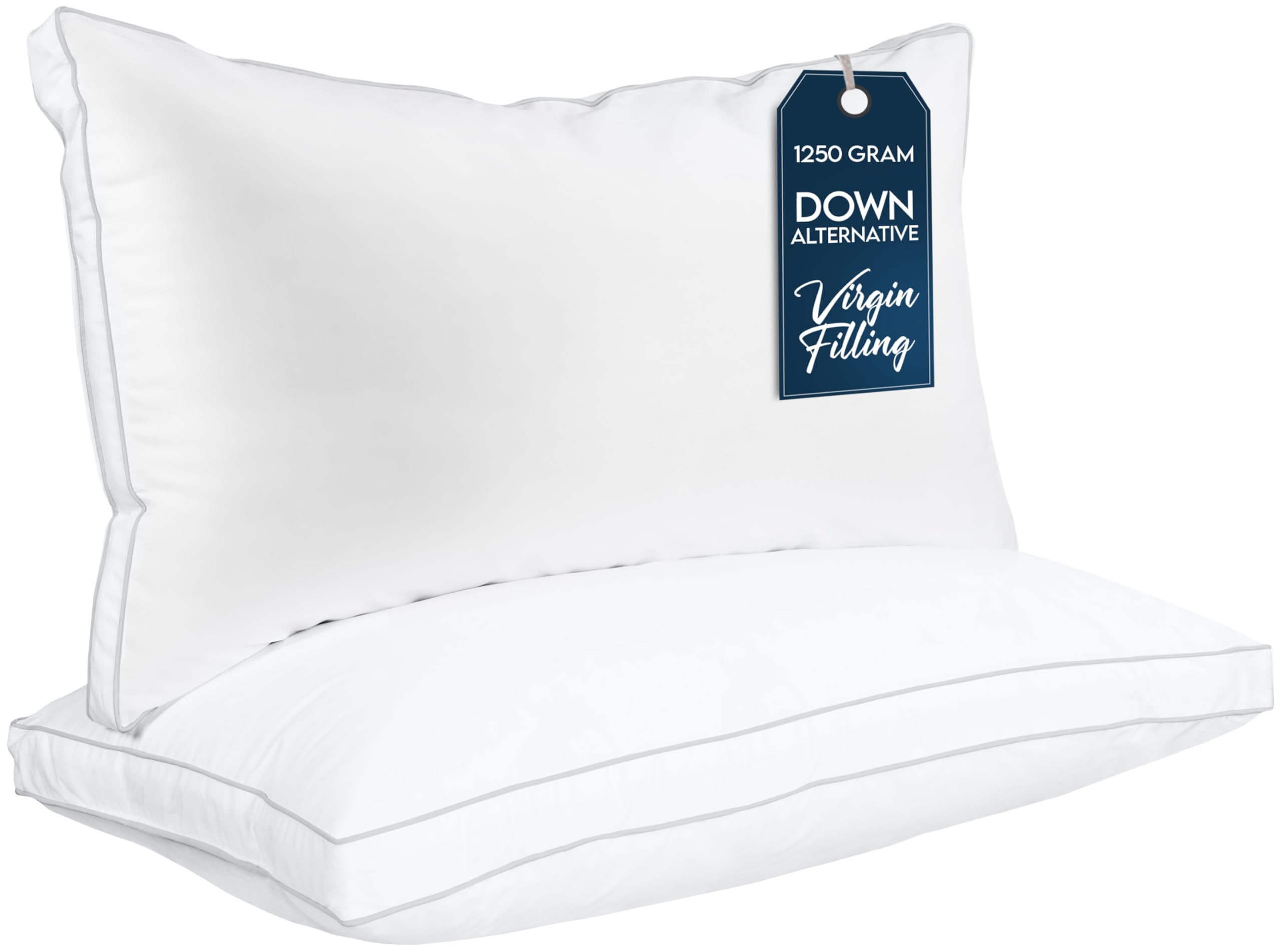Utopia Bedding Bed Pillows for Sleeping King Size (White), Set of 2, Cooling Hotel Quality, Gusse... | Amazon (US)