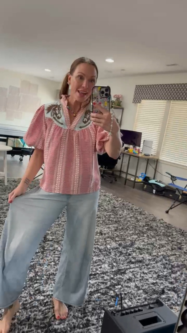 Sweatpants jeans for the win! These are great for so many occasions. And they’re on sale right now!! Wearing size 25

#LTKOver40 #LTKFallSale #LTKStyleTip