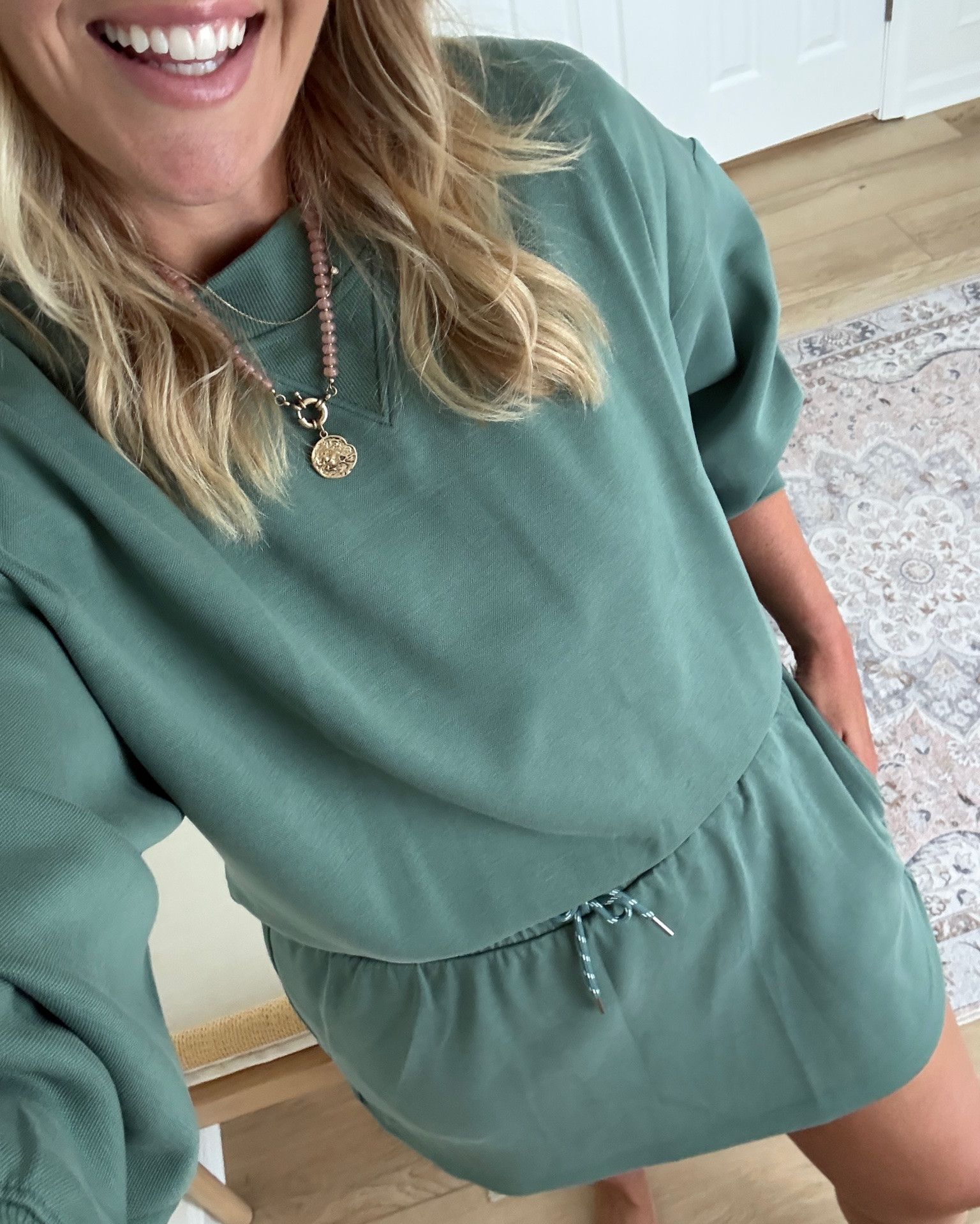 Such a soft material! There’s built in shorts under the skirt too!

#LTKSeasonal #LTKMidsize