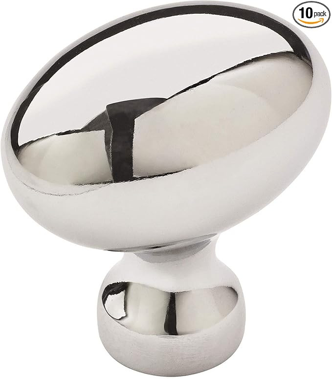 Amerock | Cabinet Knob | Polished Chrome | 1-3/8 inch (35 mm) Length | Vaile | 10 Pack | Drawer K... | Amazon (US)