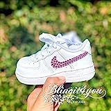 baby Shoes/Toddler shoes made with Swarovski Crystals on Nike AF1 | Amazon (US)