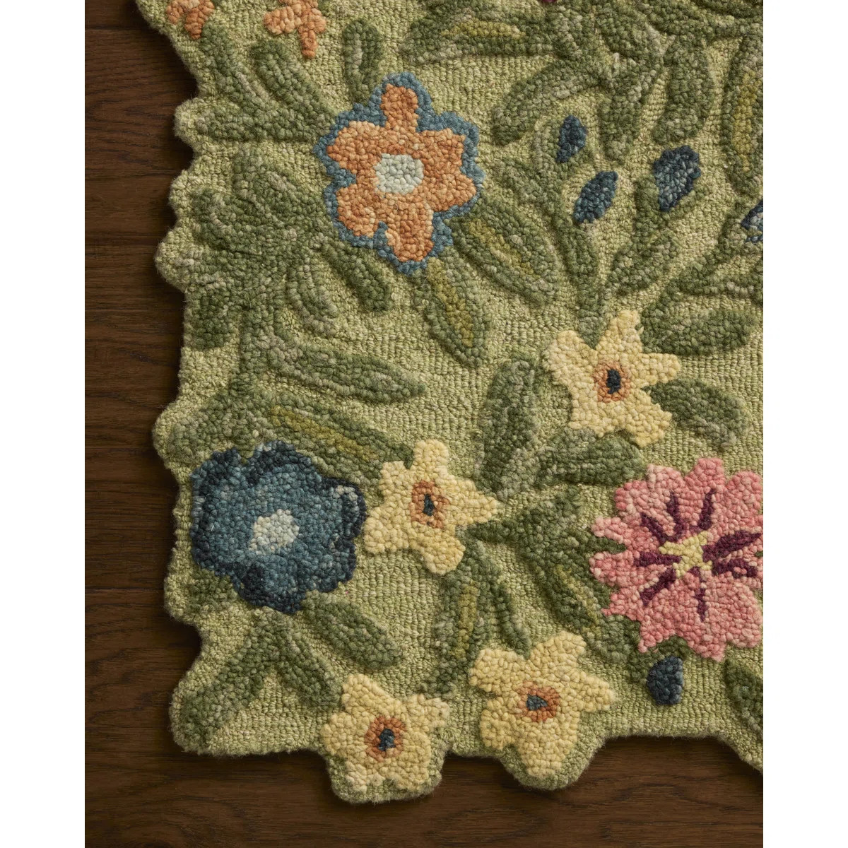 Rifle Paper Company x Loloi Edith Green / Multi  Area Rug | Wayfair North America