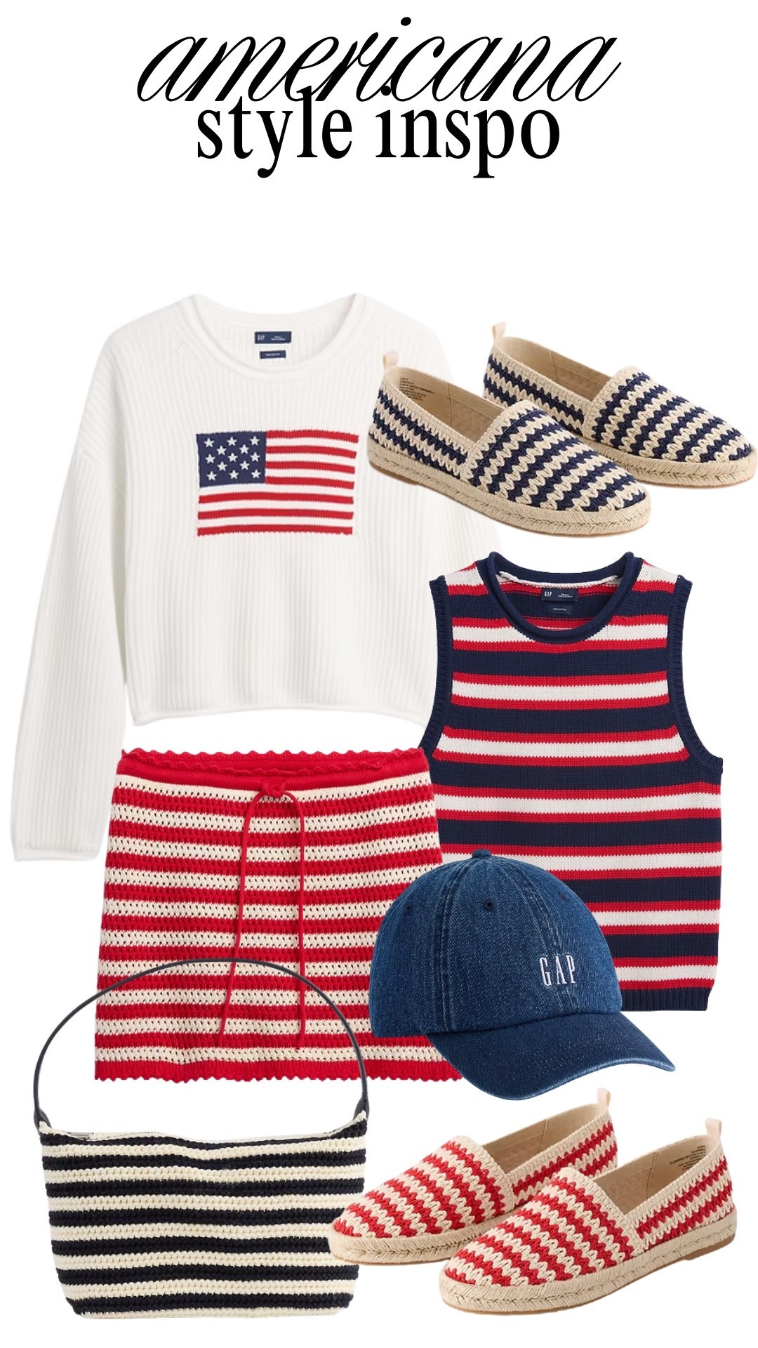 Outfit inspo from Gap! 🇺🇸

Summer outfits, outfit inspo, red, white & blue, vacation outfits

#LTKSeasonal #LTKgrwm #LTKootd