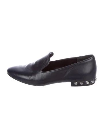 Stud-Heeled Leather Loafers | The RealReal