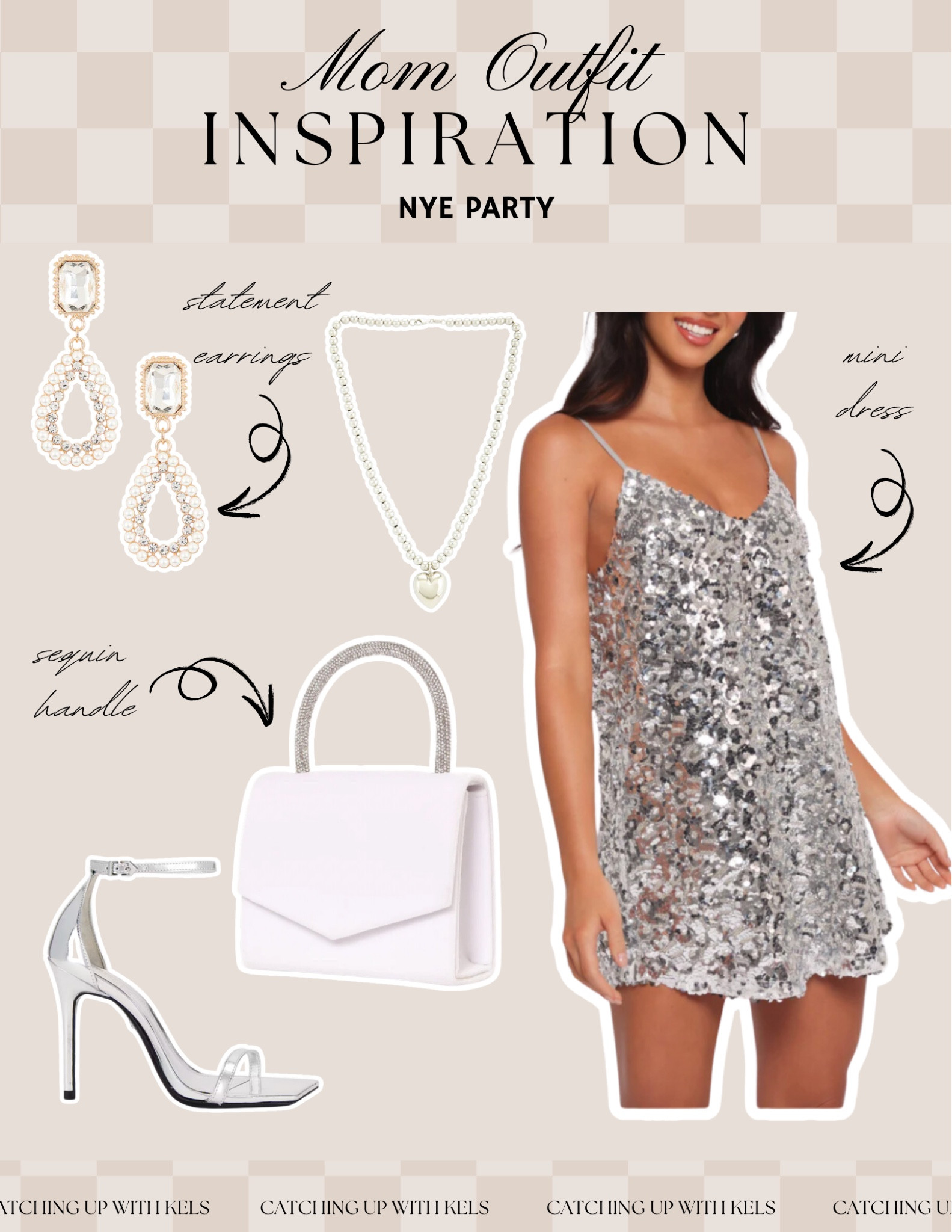 ✨ Ring in the New Year with sparkle and glam!
This sequin mini dress paired with statement earrings and a chic bag is the ultimate NYE look. 💎 Perfect for dancing the night away while staying on-trend.

🛍️ Grab these stunning pieces through my LTK before they sell out!
#NYEStyle #MomStyle

#LTKHoliday