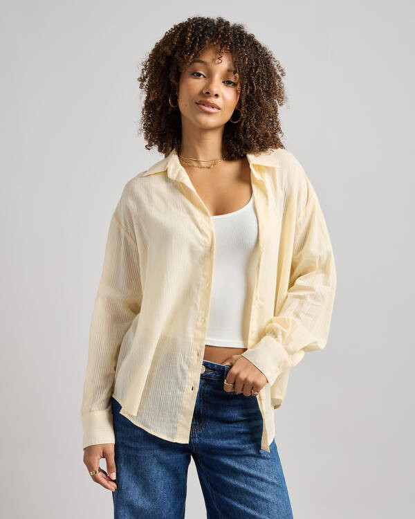 Carlie Stripe Long Sleeve Shirt | City Beach (ANZ)