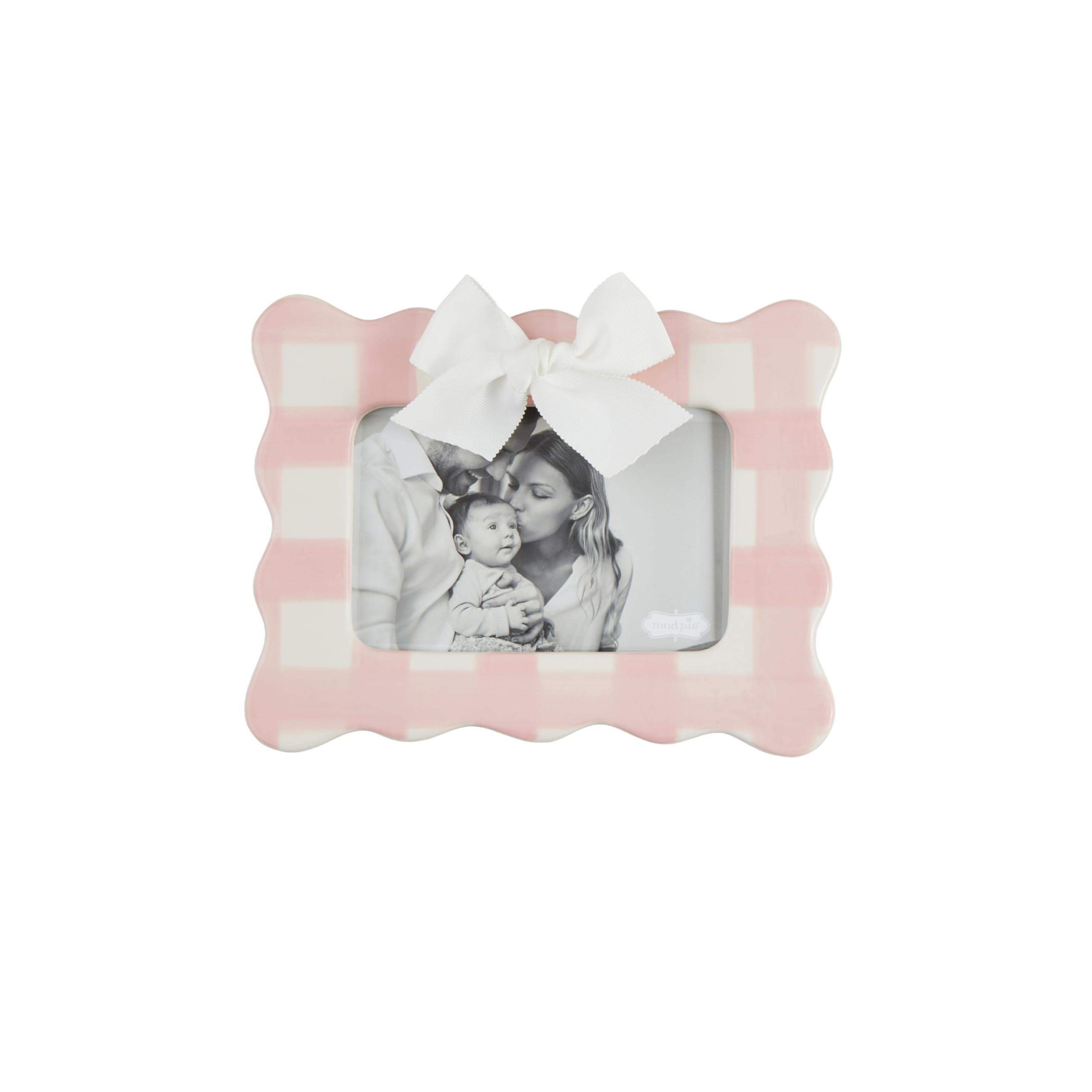 Mud Pie Horizontal Pink Bow Frame; 9" x 7" | Amazon (US)