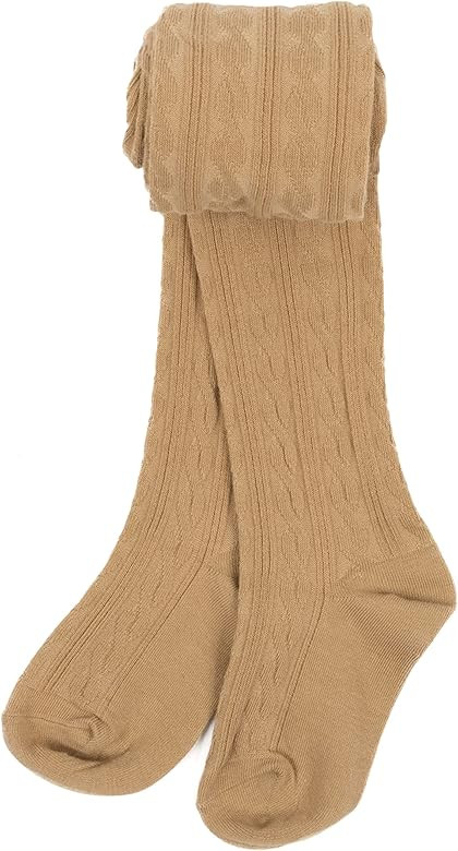 Leveret Girls Tights Baby/Toddler/Big Girls Cable Tight Variety if Colors (Size 6 Months-14 Years... | Amazon (US)
