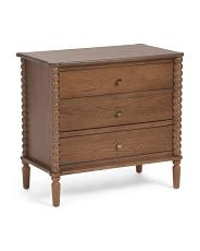 28x16x26 3 drawer spindle side table | TJ Maxx