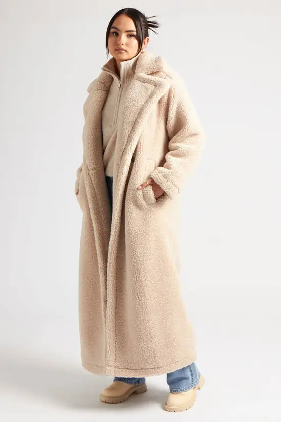 Jackets & Coats | Borg Coat | Urban Bliss | Debenhams UK