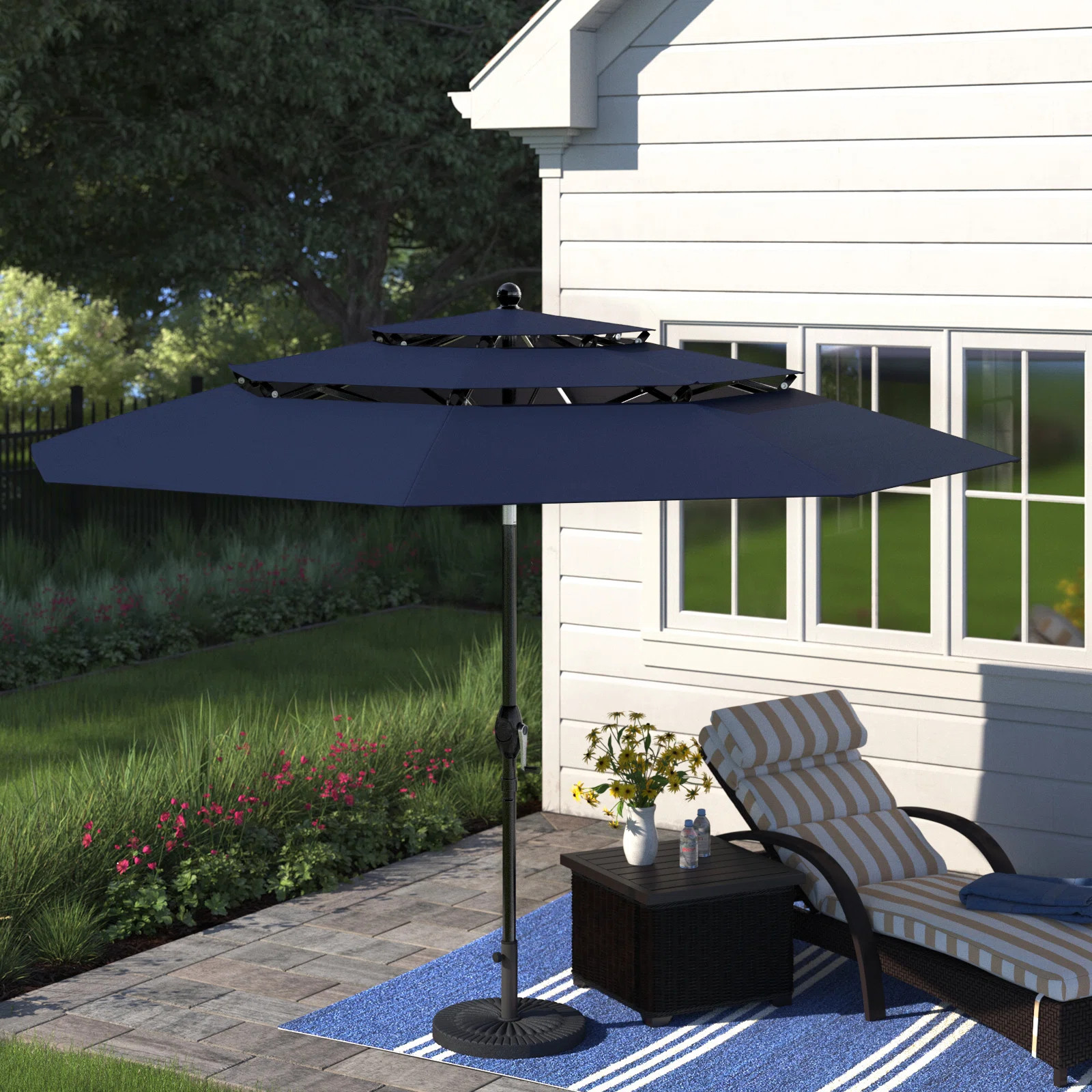 Alyah 120'' Tilt Market Umbrella | Wayfair North America