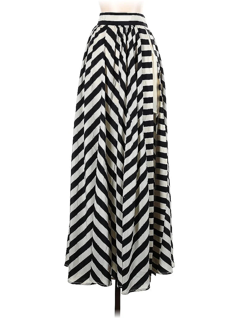 Finders Keepers 100% Polyester Chevron-herringbone Chevron Stripes Zebra Print Black Casual Skirt... | thredUP