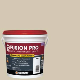 Fusion Pro #382 1 gal. Bone Single Component Grout | The Home Depot