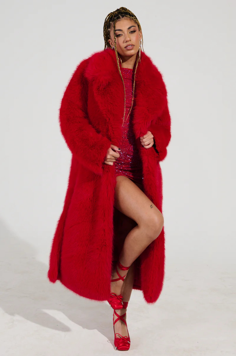 OXFORD FAUX FUR TRENCH | AKIRA