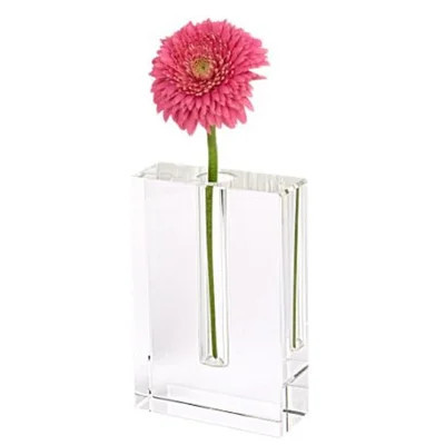 Clare Clear Crystal Clear Square Table Vase | Wayfair North America