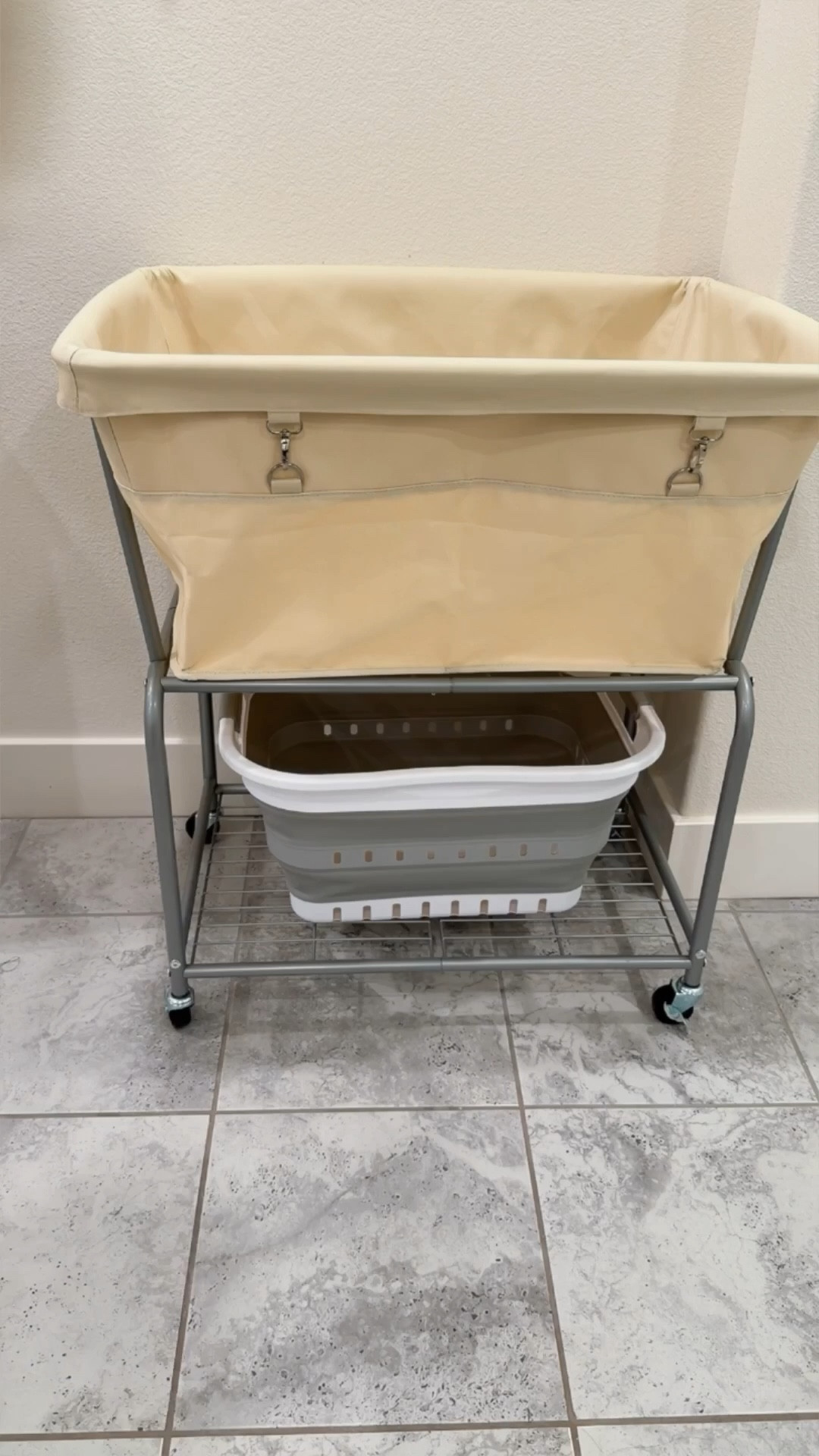 rolling laundry cart🧺🫧

#LTKHome #LTKmomlife #LTKSpringSale