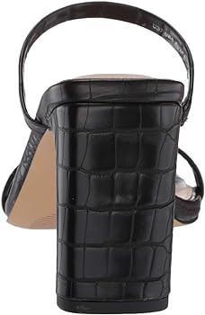 The Drop Women's Avery Square Toe Two Strap High Heeled Sandal | Amazon (US)