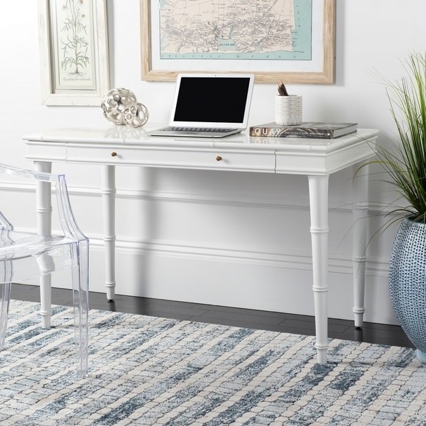 Safavieh Noely White Writing Desk | Bed Bath & Beyond