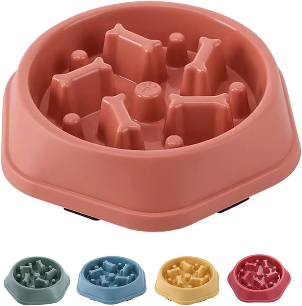 Slow Feeder Dog Food Bowl – Interactive Dog Food Dish for Breeds, Bowl Designed to Slow Eating,... | Amazon (US)