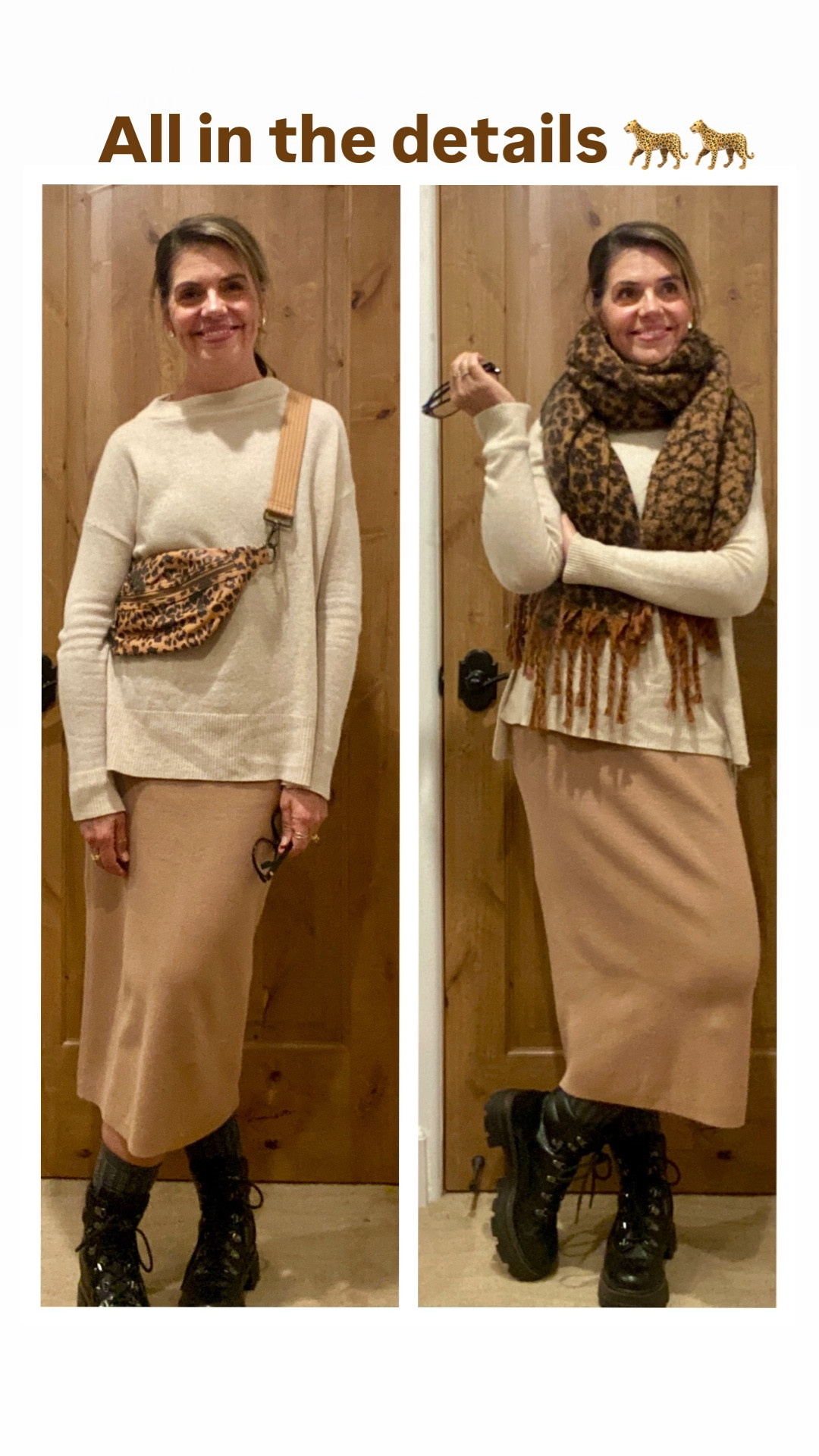 If your neutral favorites are feeling a bit 💤💤 pop on some fun accessories like either, or both, of these 🐆 pieces, now under $40, on sale at Marine Layer sale on sale...

📍Quince has duped my exact Jenni Kayne dress-linked below 

Tory Burch lug sole boot, Animal print , belt bag, blanket scarf, sweater dress, cashmere sweater

#LTKootd #LTKFindsUnder50 #LTKSaleAlert