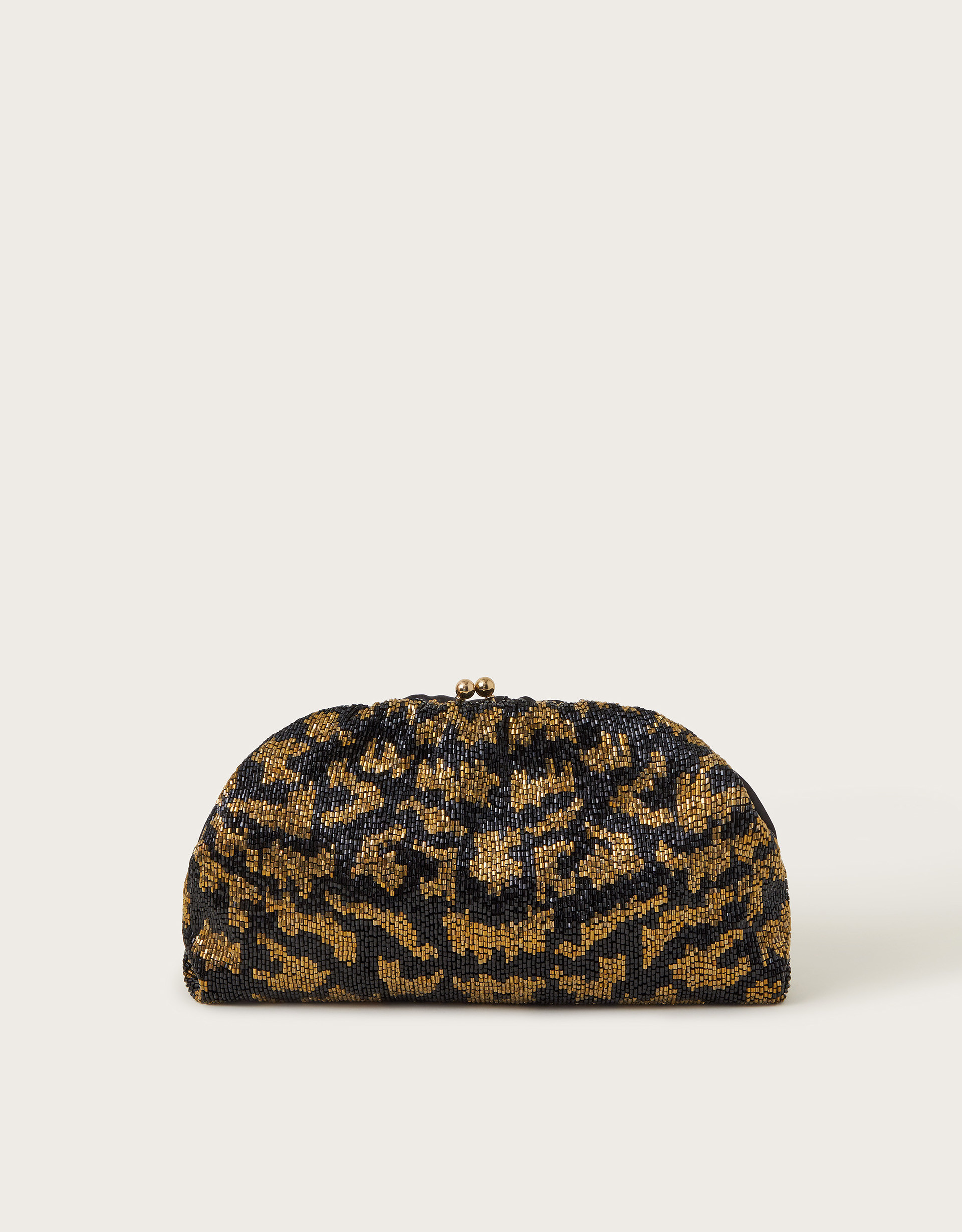 Alice Beaded Leopard Print Clutch | Monsoon (UK)