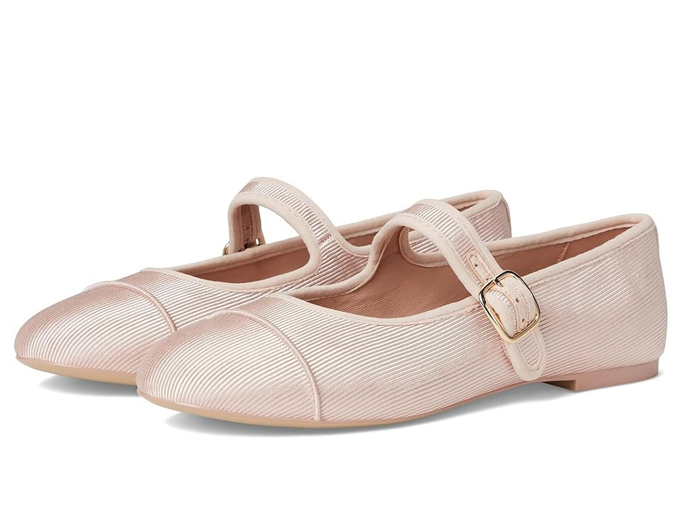 Steve Madden Dory Women's Flat Shoes Blush Satin : 9.5 M, Rubber/Synthetic | Zappos