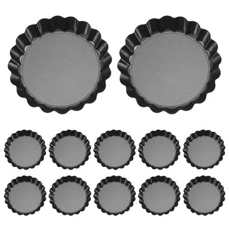 Mini Tart Pan Non-Stick Baking Pie Flan Torte Quiche Pastry Tin Fluted with Removable Bottom Small T | Walmart (US)