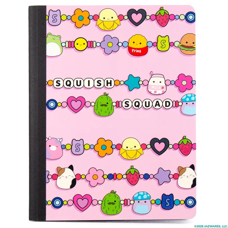 Original Squishmallows\u2122 80-Page Composition Notebook with Wide Ruled Pages | Walmart (US)