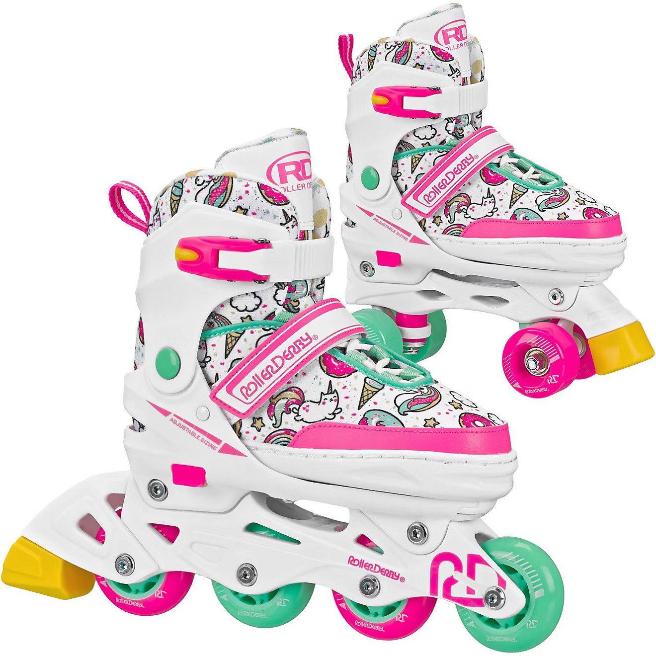 Roller Derby Girls' Flux Inline/Roller Combo Skates | Academy | Academy Sports + Outdoors