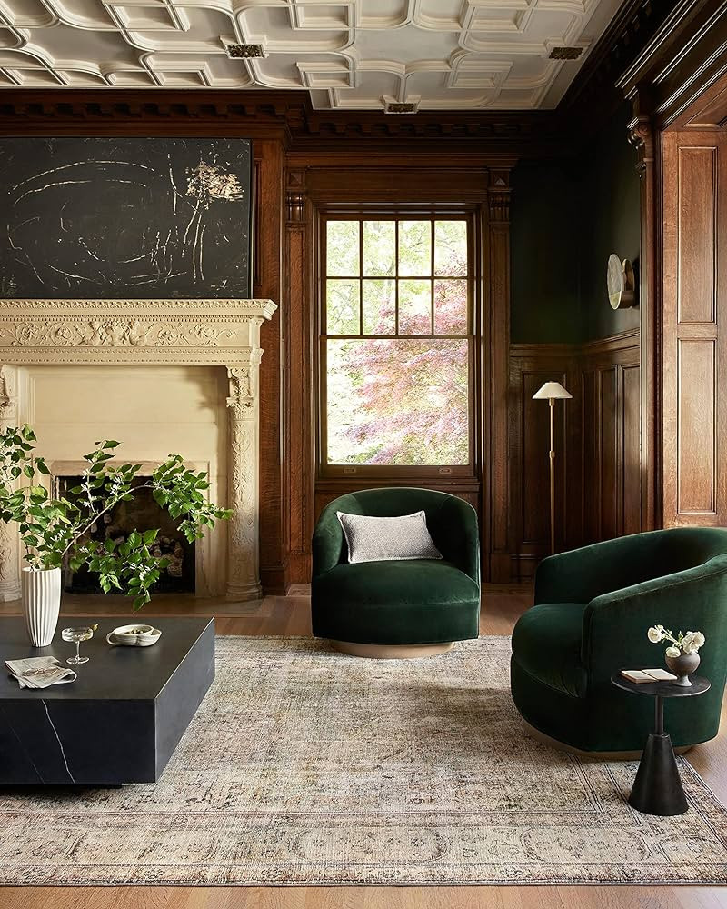 Loloi II Margot Collection MAT-01 Antique / Sage, Traditional 7'-6" x 9'-6" Area Rug | Amazon (US)