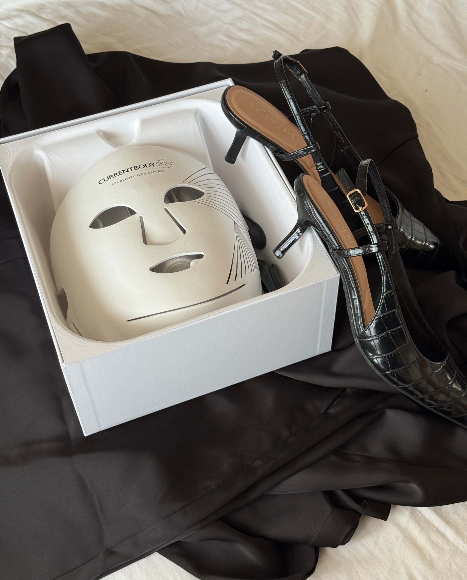 Heels and great skin at the ready for this evening 🍸

Use my discount code CHARLOTTET at the checkout at @currentbody01 

#LTKbeauty #LTKuk #LTKunboxing