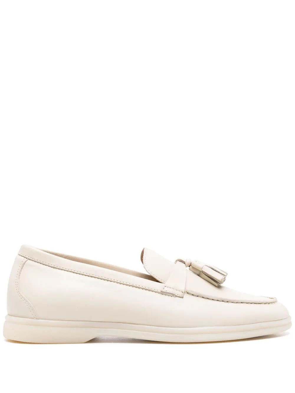 Leandra leather loafers | Farfetch Global